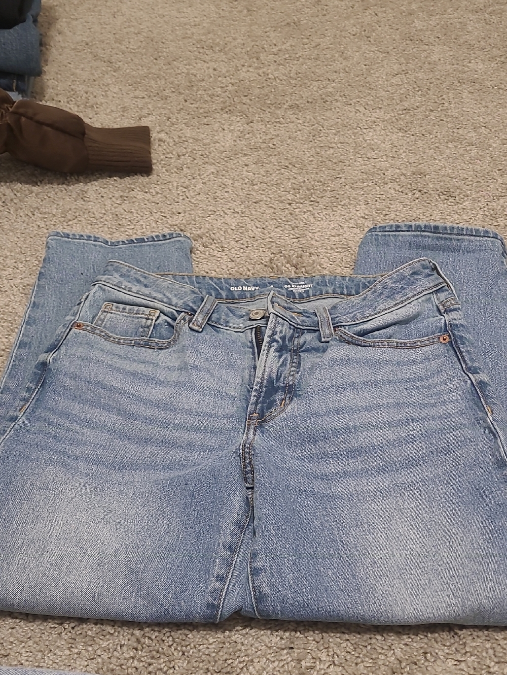 Old Navy Women's Light Wash Straight-Leg Jeans
